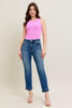 HW Vintage Wash Release Hem Kick Flare