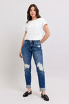MR BF Fit W/Destroy, Yoke PK & Faux Selvedge Cuff
