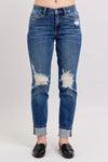 MR BF Fit W/Destroy, Yoke PK & Faux Selvedge Cuff