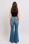 MR Tummy Control Vintage Wash & Back Shield Pkts Flare
