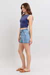 HW Denim Trouser Shorts