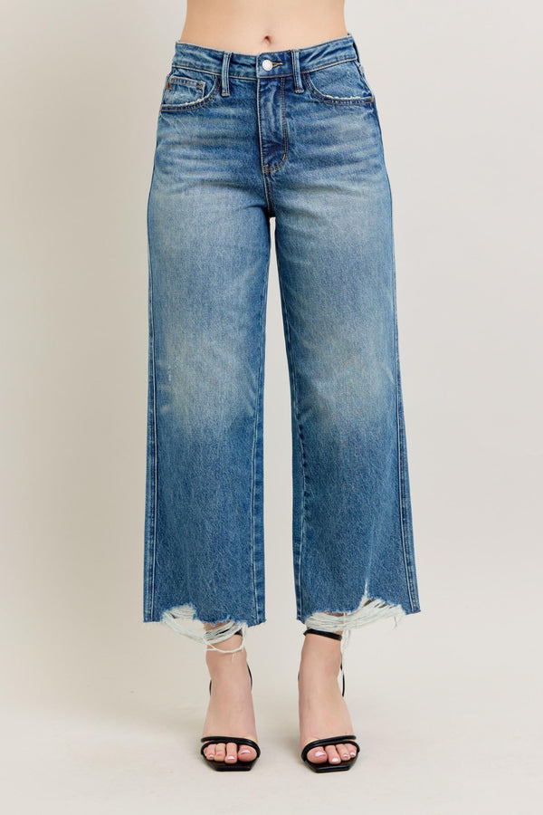 HW Rigid Magic Destroy Hem Crop Wide