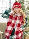 Holly & Pine Plaid Shacket