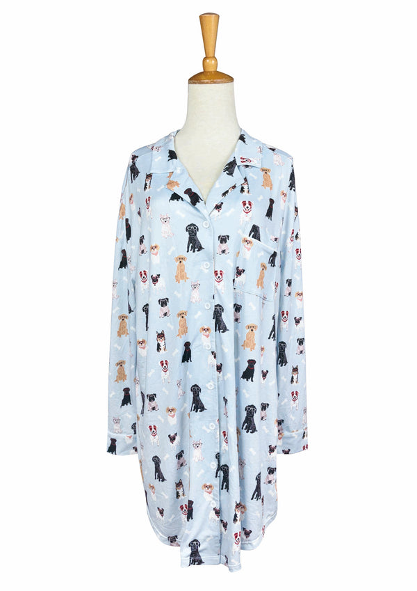 Stanley Smarty Paws Long Sleeve Sleep Dress