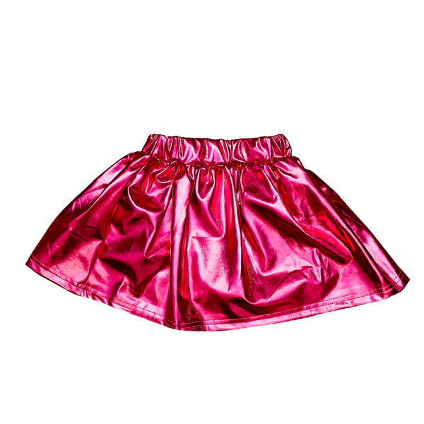 BELLE CHER METALLIC SKORTS
