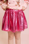BELLE CHER METALLIC SKORTS