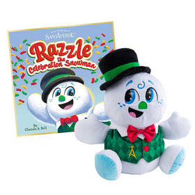 SnoStax™ Razzle the Snowman Plush and Book 4P