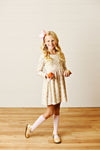 Swoon Baby Harvest Moon Pumpkin Ribbed Dress