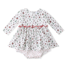 Swoon Baby Holiday Magic Bubble Dress