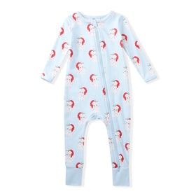 Swoon Baby Santa Baby Blue Butterknit Layette