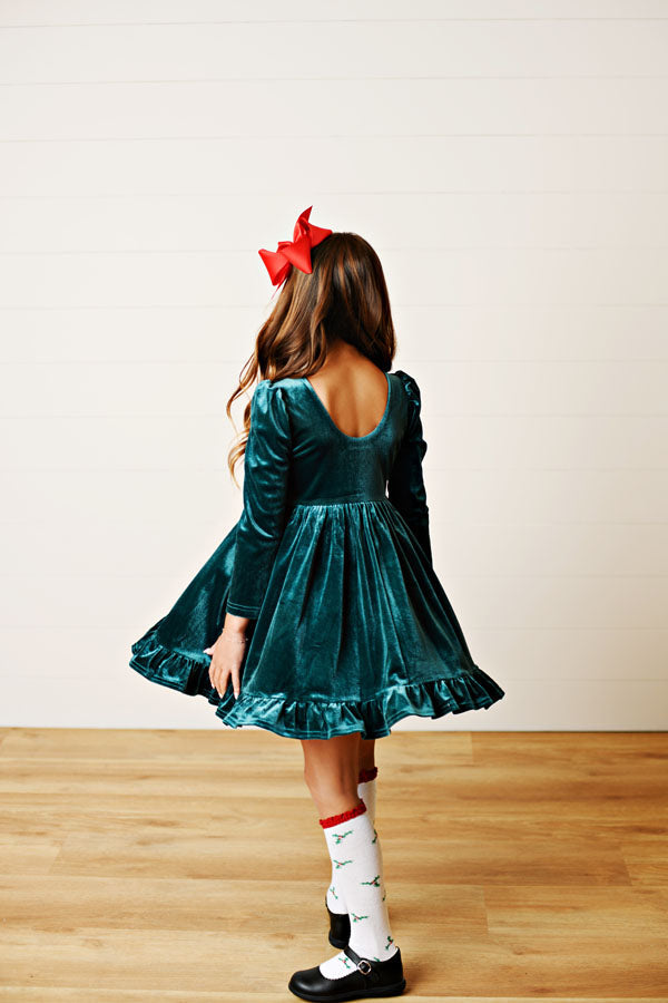 Swoon Baby Crushed Velvet Dress