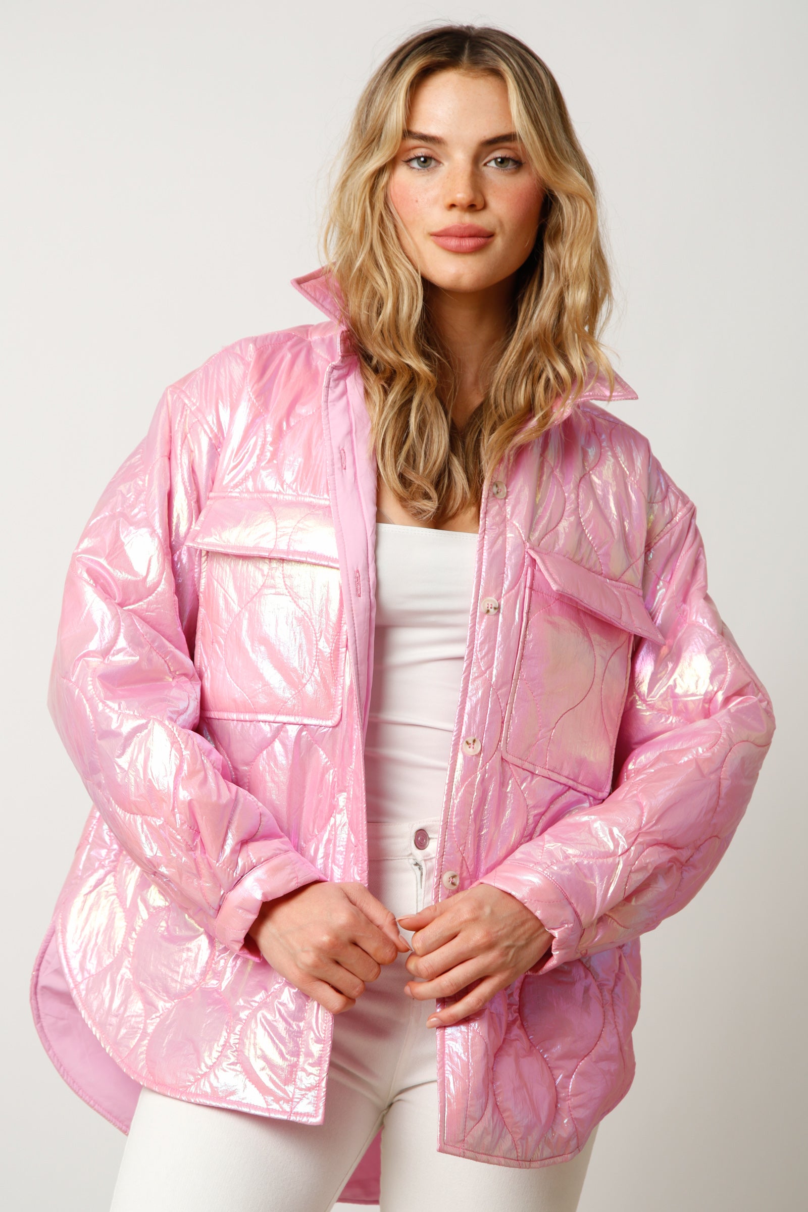 【PORTERNA】Heart Glossy Padding Jacket PORTERNA】Heart Glossy Padding Jacket (PORTERNA/ダウン