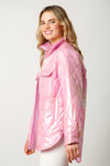 Iridescent Puffer Jacket