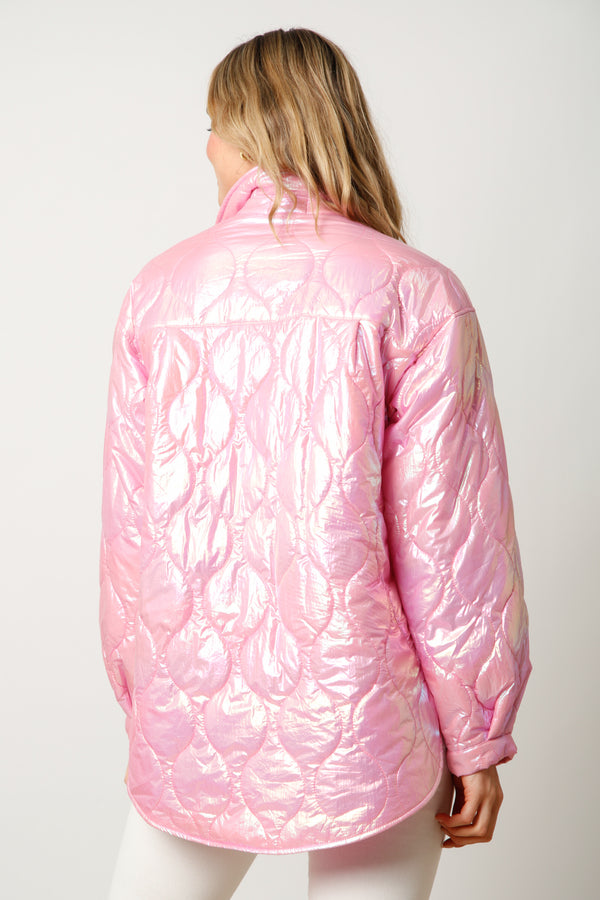 Iridescent Puffer Jacket
