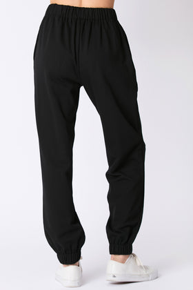ROLLING STONES TOWEL& SEQUINS EMBO DETAIL JOGGER SWEATPANTS