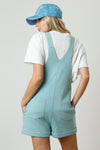 Mineral Washed French Terry Romper