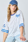 Baseball Short Sleeve Top