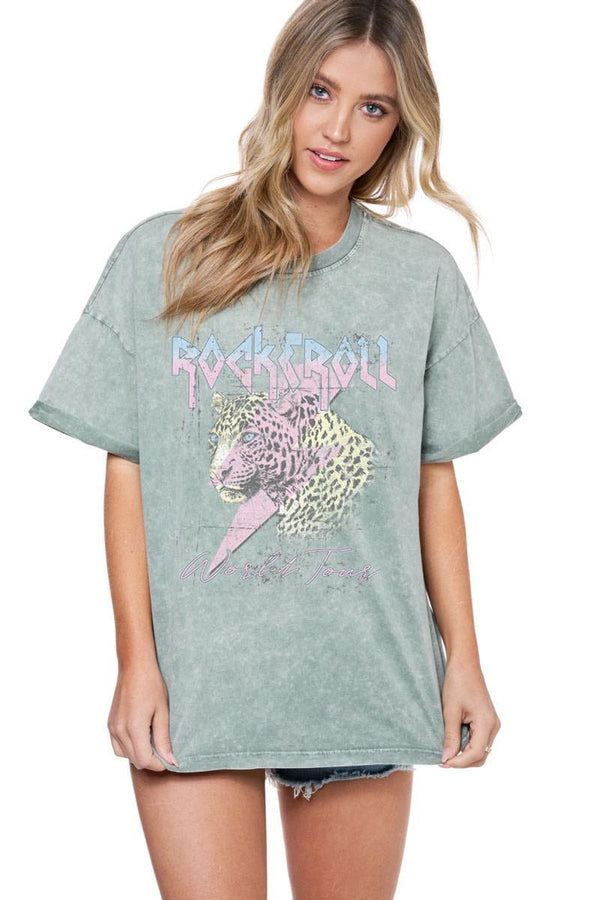 ZUTTER S/S LEOPARD BOLT PASTEL