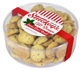 CLEAR GIFT ROUND PECAN SHORT BREAD
