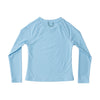 Boys' Reef Rashguard Swim Shirt in Solid Clear Sky Blue