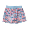 Boys' Boogie Board Swim Trunk in Shrimp Boat Print