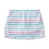 Girls' Carolina Catch Skort in Fuchsia Pink Multicolor Stripe