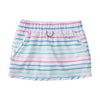 Girls' Carolina Catch Skort in Fuchsia Pink Multicolor Stripe