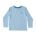 Kids Pro Performance Long Sleeve Fishing T-shirt in Clear Sky Blue Boykin Spaniel