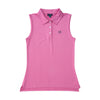 PRODOH Sleeveless Pro Performance Polo Shirt in Fuchsia Pink