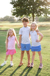 Boys' Inshore Performance Short in Marina Blue