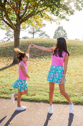 Starboard Swing Skort in Augusta Azalea Print