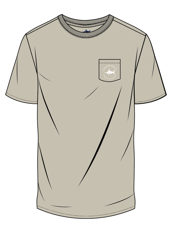 SALTWATER BOYS Football Tee SS