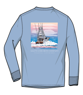 SALTWATER BOYS Offshore Boat Tee LS