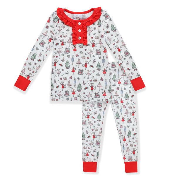 SWOON BABY NUTCRACKER BUTTERKNIT 2PC PAJAMA SET