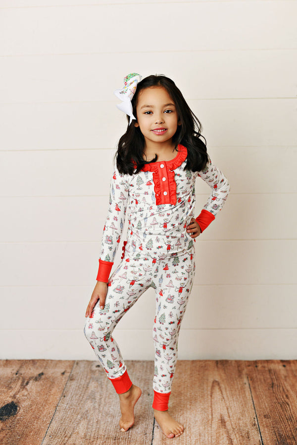 SWOON BABY NUTCRACKER BUTTERKNIT 2PC PAJAMA SET
