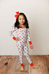 SWOON BABY SANTA BABY BUTTERKNIT BLUE UNISEX 2PC PJ SET