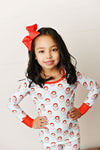 SWOON BABY SANTA BABY BUTTERKNIT BLUE UNISEX 2PC PJ SET