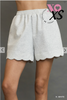 Luxeknit Scalloped Shorts
