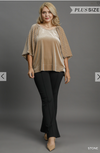 Round Neck Velvet Top