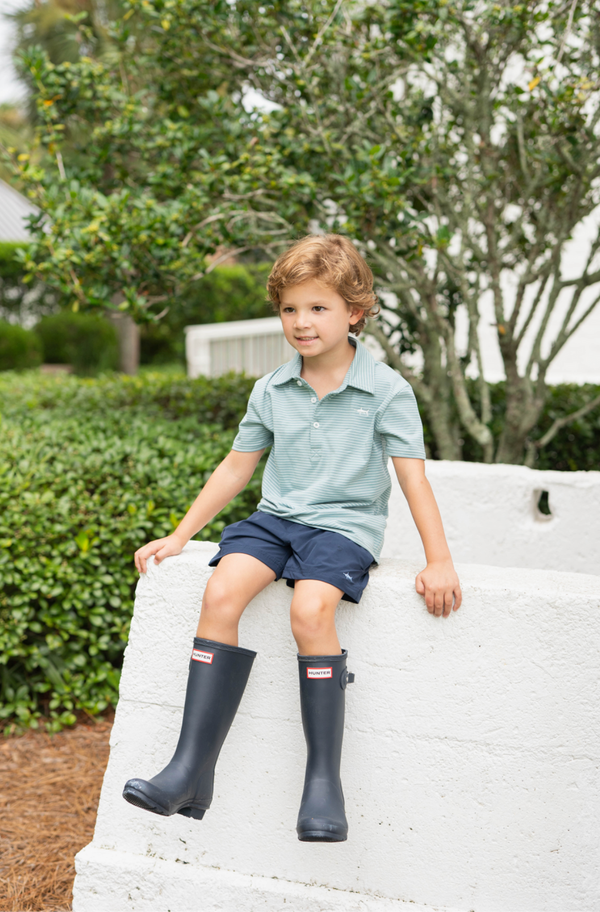 SALTWATER BOYS Banks Performance Polo