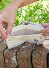 Nadine Zippered Wallet Cream PB