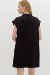 Solid Jersey Knit Sleeveless Pullover Mini Dress