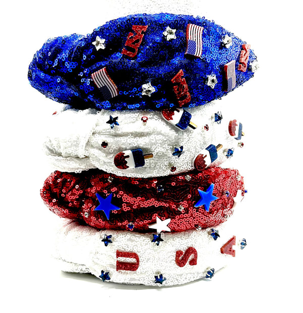 Patriotic USA 4th Headband