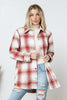 Yarn Dyed Snap Up Long Shirt Jacket