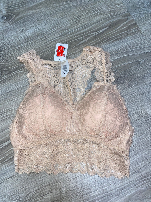 Plus Sized Lace Padded Bralette