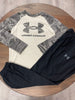 UA SYMBOL RAGLAN TEE