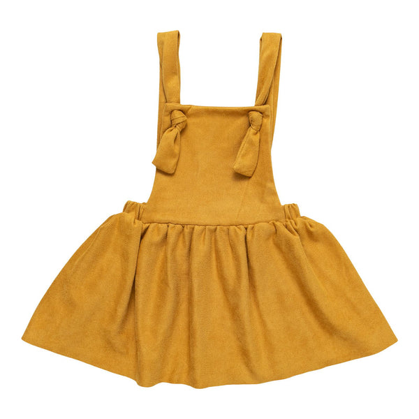 FAUX SUEDE PINAFORE