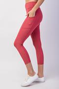 Capri Length Yoga Pants W/Pockets