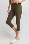 Capri Yoga Legging W/Front Yoga Pocket