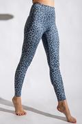 Leopard Chintz Printed Butter Soft Full Length Yoga Leggings w/ a Front Keyhole Pocket